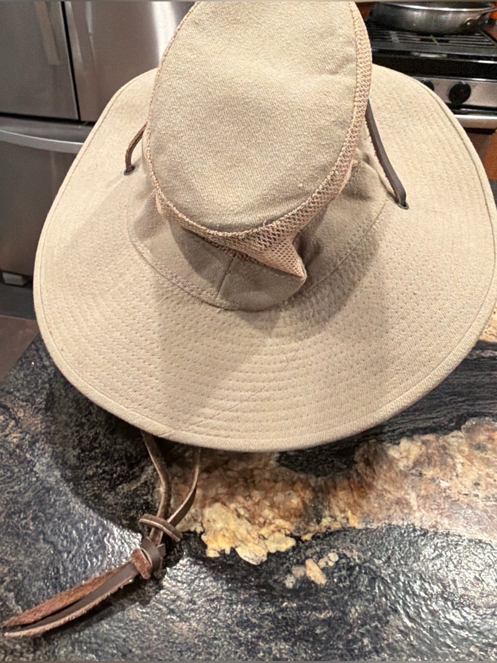 DORFMAN PACIFIC TAN SAFARI HAT hiking Exploring Indiana Jones Expedition Men Lg